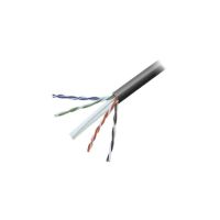 Belkin  Cat6 1000ft Black Stranded Bulk Cable, PVC, 4PR, 24 AWG, 1000' - A7J704-1000-BLK