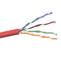 Belkin  Cat5e/Cat5 1000ft Red Solid Bulk Cable, PVC, 4PR, 24 AWG, 1000' - A7L504-1000-RED
