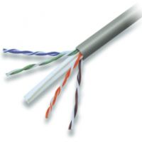 Belkin  Cat6 UTP Gigabit Bulk Solid Cable, Gray, Plenum, 500ft - A7L704-500-P