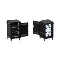 Anywhere Cart AC-LITE 24.25" 25.2" 44.88" Cart For 30 Devices Key Lock Black