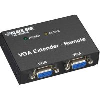 BLACK BOX AC555A-REM-R2 WORKS WITH THE 4-PORT VGA TRANSMITTER (AC555A-4-R2) TO EXTEND V GA VIDEO UP TO 5
