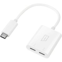 TARGUS ACA974CAI ISTORE USBC TO DUAL USBC ADAPTER WHITE