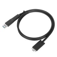Targus 1M USB-C Male with Screw to USB-C Male Cable with USB-A Tether - ACC1133GLX