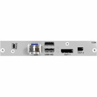 BLACK BOX ACX2MR-DP11HS-SM MODULAR KVM EXTENDER RECEIVER - DUAL-MONITOR, 4K30 DISPLAYPORT 1.1, USB-HID, 3G,