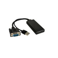 Kramer VGA 15pin HD (M) To HDMI (F) With USB Adapter Cable ADC-GM/HF