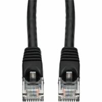 ADD-ON ADD-100FCAT6-BK 100FT BLACK CAT 6 PVC ETHERNET CABLE SNAGLESS BUBBLE BOOT RJ-45 M/M