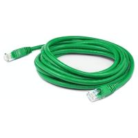 ADDON ADD-100FCAT6A-GN 100FT GREEN CAT 6A PVC ETHERNET CABLE SNAGLESS BUBBLE BOOT RJ-45 M/M
