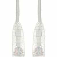 ADD-ON ADD-10FSLCAT6-WE-10PK 10-PACK 10FT WHITE CAT 6 SLIM PVC ETHERNET CABLE SNAGLESS CLEAR-CLAW RJ-45 M/M B