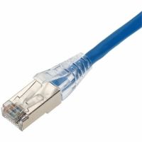 ADD-ON ADD-13FCAT6AS-BE 13FT BLUE CAT 6A SHIELDED PVC ETHERNET CABLE SNAGLESS EASY CLEAR BOOT RJ-45 M/M
