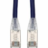 ADD-ON ADD-18FCAT6S-PE 18FT PURPLE CAT 6 SHIELDED PVC ETHERNET CABLE SNAGLESS EASY CLEAR BOOT RJ-45 M/M