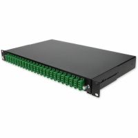 ADD-ON ADD-1U48ALCDS2 19-INCH RACK MOUNT 1U PATCH PANEL WITH 48 APC LC DUPLEX, SINGLE-MODE OS