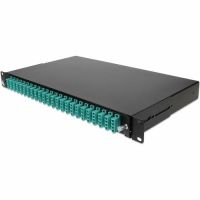 ADD-ON ADD-1U48LCDM4 19-INCH RACK MOUNT 1U PATCH PANEL WITH 48 LC DUPLEX, MULTI-MODE OM
