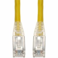 ADD-ON ADD-3MCAT6SSP-YW 3M YELLOW CAT 6 SHIELDED PLENUM-RATED ETHERNET CABLE SNAGLESS EASY CLEAR BOOT RJ