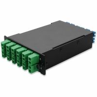 ADDON ADD-4BAYC12CSD12ALCDS2 4-BAY CASSETTE 24-FIBER 12 DUPLEX CS IN, 12 ALC DUPLEX OUT, SINGLE-MODE DU