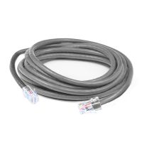 ADD-ON ADD-50FSLCAT6A-GY 50FT GRAY CAT 6A SLIM PVC ETHERNET CABLE SNAGLESS CLEAR-CLAW RJ-45 M/M