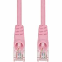 ADD-ON ADD-75FCAT6-PK 75FT PINK CAT 6 PVC ETHERNET CABLE SNAGLESS BUBBLE BOOT RJ-45 M/M