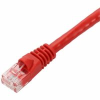 ADD-ON ADD-75FCAT6-RD 75FT RED CAT 6 PVC ETHERNET CABLE SNAGLESS BUBBLE BOOT RJ-45 M/M