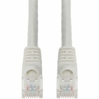 ADD-ON ADD-75FCAT6-WE 75FT WHITE CAT 6 PVC ETHERNET CABLE SNAGLESS BUBBLE BOOT RJ-45 M/M