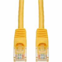 ADD-ON ADD-75FCAT6-YW 75FT YELLOW CAT 6 PVC ETHERNET CABLE SNAGLESS BUBBLE BOOT RJ-45 M/M