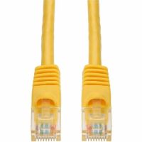 ADD-ON ADD-75FCAT6A-YW 75FT YELLOW CAT 6A PVC ETHERNET CABLE SNAGLESS BUBBLE BOOT RJ-45 M/M
