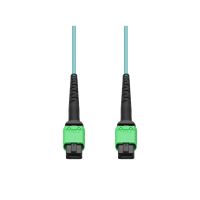 ADD-ON ADD-AMPOAMPO-2M5OM4 2M MPO/APC TO MPO/APC AQUA OM4 OFNR (RISER-RATED) 12-STRAND FIBER PATCH CABLE