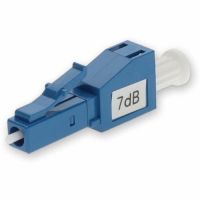 ADDON ADD-ATTN-LCPC-7DB 2-PACK OF 7DB FIXED LC MALE TO LC FEMALE OS1 SMF SIMPLEX FIBER ATTENUATORS