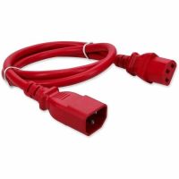 ADD-ON ADD-C132C1414AWG8FRD 8FT C13/C14 PWR CBL 100-250V 15A RD