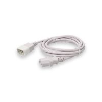 ADD-ON ADD-C132C1418AWG5FTWE 5FT C13/C14 PWR CBL 100-250V 10A WHITE