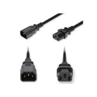 ADD-ON ADD-C142C13C14G6FBK 6FT C14/C13 14 AWG BLK PWR CBL