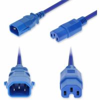 ADD-ON ADD-C142C15PH14G5FBE 5FT C14 MALE TO C15 FEMALE P-LOCK COMPATIBLE HIGH-TEMPERATURE 14 AWG 250V AT 15A
