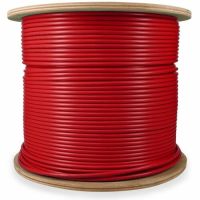 ADDON ADD-CAT6A1KSP-RD 1000FT RED CAT6A STP PLENUM SNAGLESS COPPER PATCH CABLE