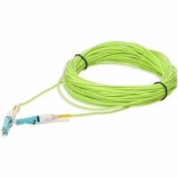 ADDON ADD-CS-CS-15M5OM5 15M CS (MALE) TO CS (MALE) LIME GREEN OM5 DUPLEX FIBER PATCH CABLE