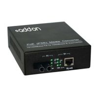 ADDON ADD-GMCP-SX-5ST 10/100/1000BASE-TX(RJ-45) TO 1000BASE-SX(ST) MMF 850NM 550M POE MEDIA CONV