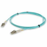 ADD-ON ADD-LC-LC-0-3M5OM3 0.3M LC TO LC AQUA OM3 DUPLEX OFNR (RISER-RATED) FIBER PATCH CABLE