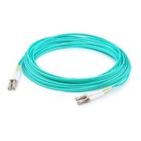 ADD-ON ADD-LC-LC-0-5M5OM4-TAA 0.5M LC TO LC AQUA OM4 DUPLEX OFNR (RISER-RATED) TAA FIBER PATCH CABLE