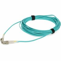 ADD-ON ADD-LC-LC-10M5OM4P-TAA 10M LC TO LC AQUA OM4 DUPLEX OFNP (PLENUM-RATED) TAA FIBER PATCH CABLE