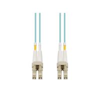 ADDON ADD-LC-LC-110M5OM4P 110M LC TO LC AQUA OM4 DUPLEX OFNP (PLENUM-RATED) FIBER PATCH CABLE