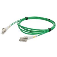 ADDON ADD-LC-LC-2M6MMF-GN 2M LC (MALE) TO LC (MALE) OM1 STRAIGHT GREEN DUPLEX FIBER OFNR (RISER-RATE