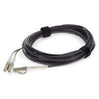 ADDON ADD-LC-LC-5M5OM4-GY 5M LC (MALE) TO LC (MALE) OM4 STRAIGHT GRAY FIBER OFNR PATCH