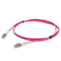 ADDON ADD-LC-LC-5M5OM4-MA 5M LC (MALE) TO LC (MALE) OM4 STRAIGHT MAGENTA DUPLEX FIBER