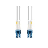 ADD-ON ADD-LC-LC-60M9SMFIO-BK 60M LC TO LC BLACK OS2 DUPLEX OFNR SMF FIBER OUTDOOR PATCH CABLE