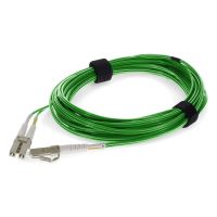 ADDON ADD-LC-LC-6M5OM4-GN 6M LC (MALE) TO LC (MALE) STRAIGHT GREEN OM4 FIBER OFNR PATC