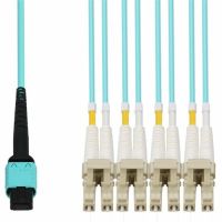 ADDON ADD-MPO-4LC0-5M5OM4 0.5M MPO/UPC TO 8XLC DUPLEX (16XLC)/UPC AQUA OM4 OFNR (RISER-RATED) 8-STRA