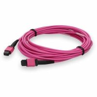 ADD-ON ADD-MPOMPO-10M5OM4-MA MPO/UPC TO MPO/UPC MAGENTA OM4 OFNR (RISER-RATED) 12-STRAND FIBER PATCH CABL
