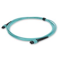 ADD-ON ADD-MPOMPO-1M5OM3M 1M MPO (MALE) TO MPO (MALE) 12-STRAND AQUA CROSSOVER RISER-RATED FIBER