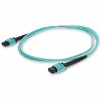 ADDON ADD-MPOMPO-3M5OM3S 3M MPO/UPC TO MPO/UPC AQUA OM3 OFNR (RISER-RATED) 12-STRAND FIBER PATCH CA