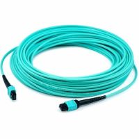 ADDON ADD-MPOMPO-5M5OM4LZ 5M MPO/UPC TO MPO/UPC AQUA OM4 LSZH 12-STRAND FIBER PATCH CABLE