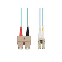 ADDON ADD-SC-LC-12M5OM3 12M SC TO LC AQUA OM3 DUPLEX OFNR FIBER PATCH CABLE
