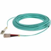 ADDON ADD-SC-LC-30M5OM3 30M SC TO LC AQUA OM3 DUPLEX OFNR (RISER-RATED) FIBER PATCH CABLE