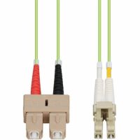 ADD-ON ADD-SC-LC-9M5OM5 9M SC TO LC LIME GREEN OM5 DUPLEX OFNR (RISER-RATED) FIBER PATCH CABLE
